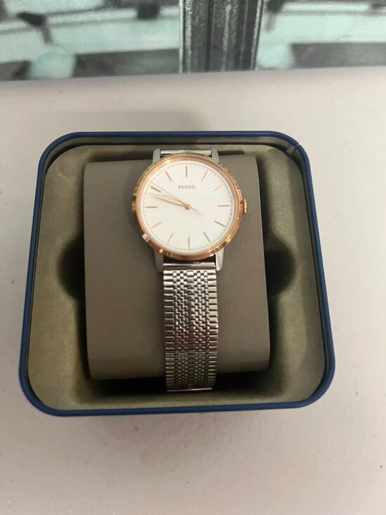 Fossil ES4644 Neely Minimalist Ladies Mesh Stainless Steel Quartz Watch main image 6